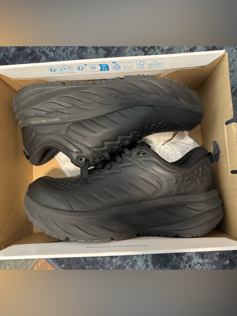 Hoka Men's Bondi SR Black 10.5 NIB